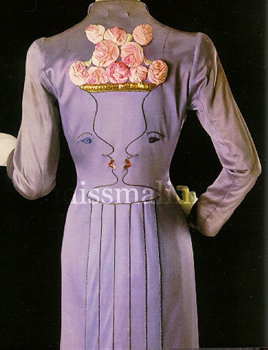 A gown by Schiaparelli