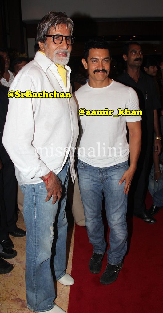 Amitabh Bachchan and Aamir Khan
