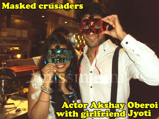 Akshay Oberoi with his girlfriend Jyoti