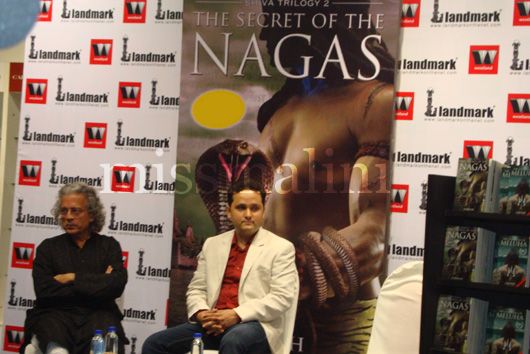 Vivek Oberoi and Anil Dharker Launch Amish Tripathi’s “Secret of the Nagas”
