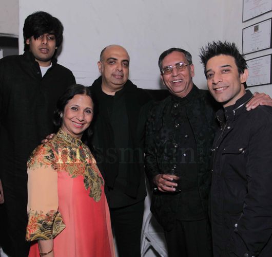 Anil Chopra, Tarun Tahiliani and son, Ashima, Suneet Verma