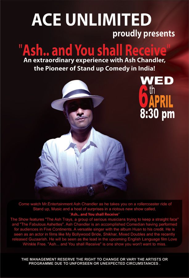 Ash Chandler to Headline @ The Comedy Store on April 6th