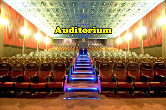 The auditorium
