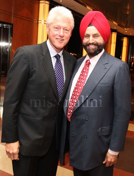 Bill Clinton and Sant Chatwal
