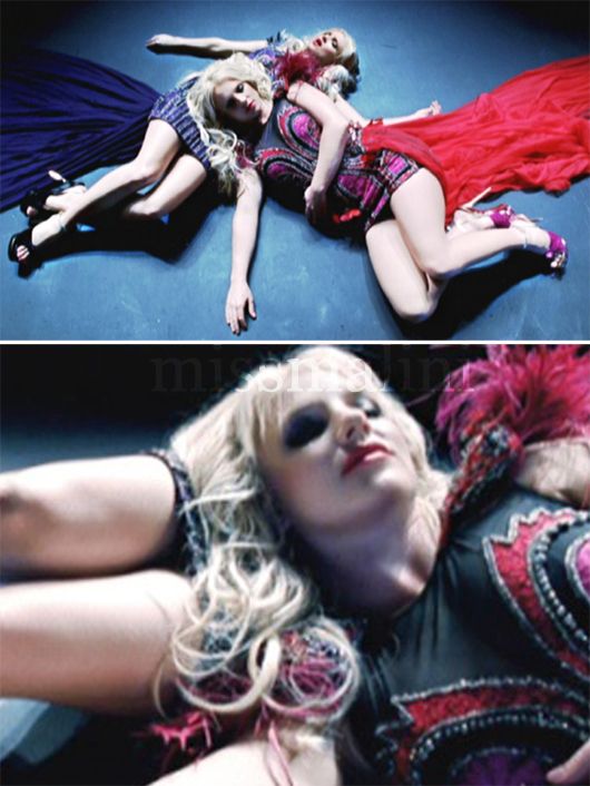 Britney Spears Wears Falguni and Shane Peacock