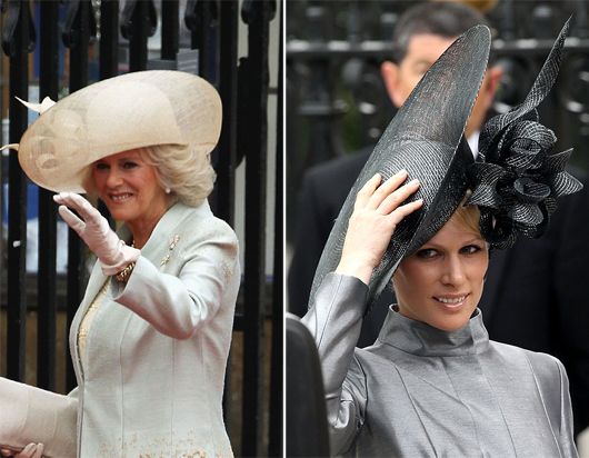 Camilla Bowles Duchess of Cornwall and Zara Philips