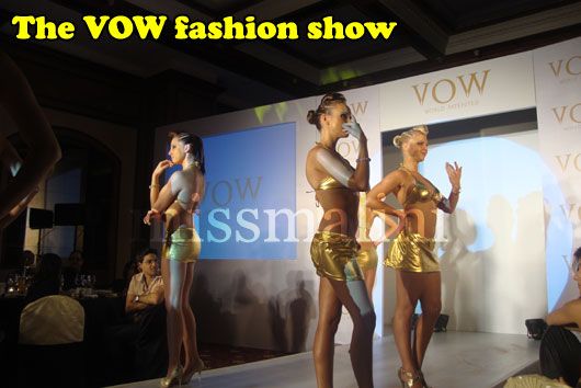 The VOW Bangles were showcased at an exclusive fashion show
