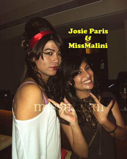 Drag artiste Josie Paris and MissMalini