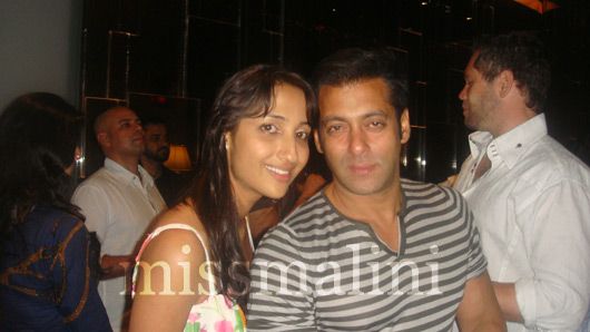 Parul and Salman Khan