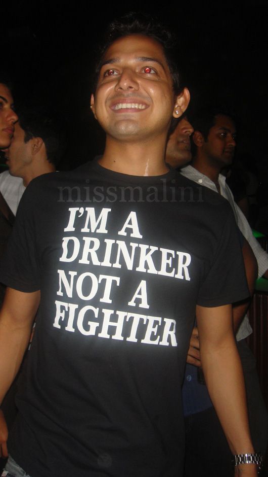 Dhruv Pande, didjya know that's Juhi Pande's baby brother? He's a pilot! Gotta love that t-shirt :)