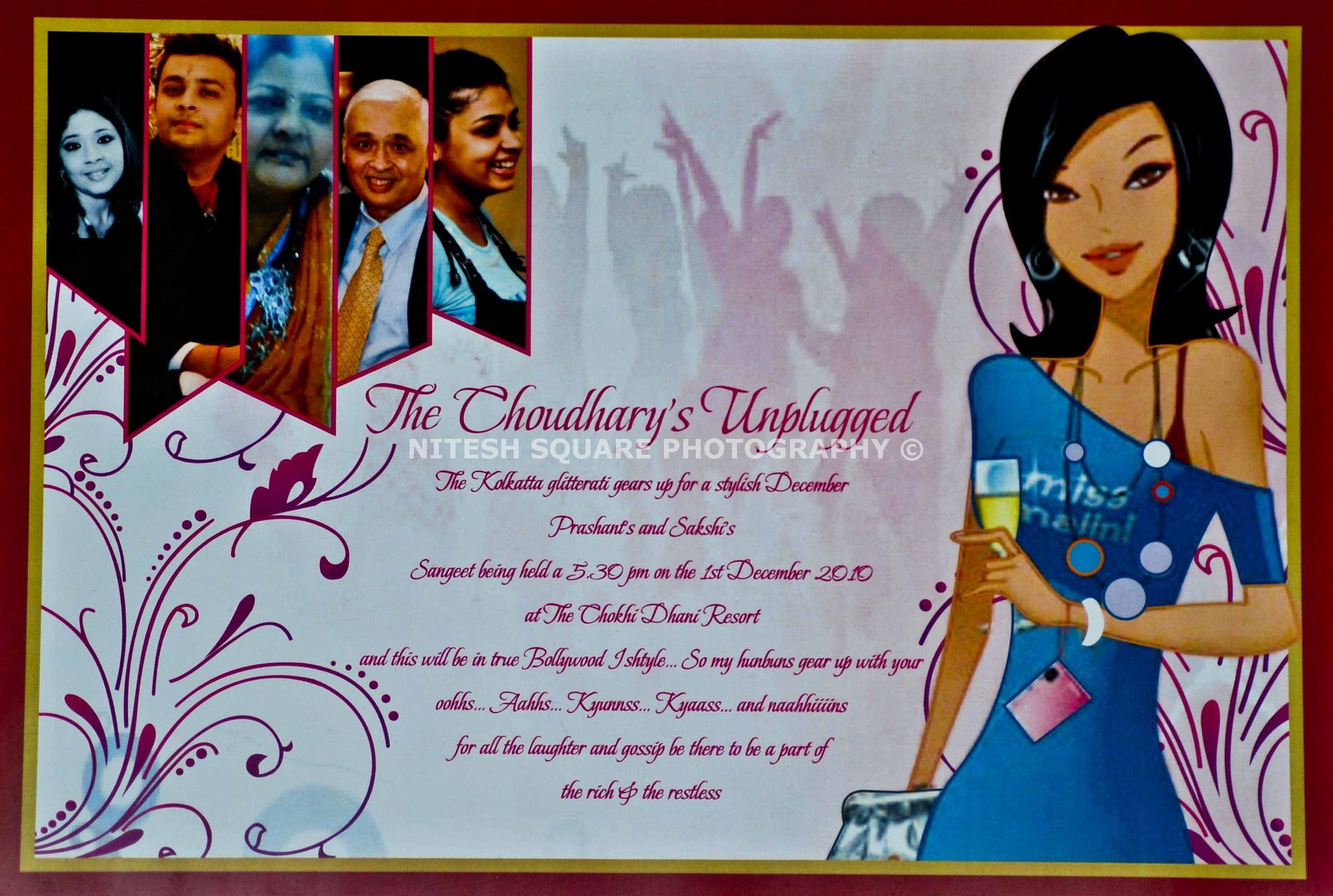 MissMalini Makes it to a Jaipur Wedding Invitation!