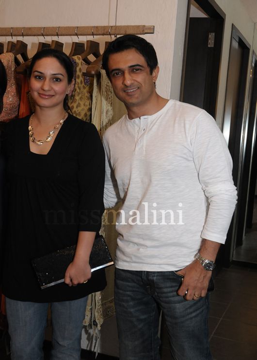 Sanjay Suri with wife Ambika
