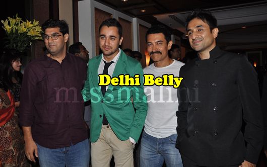 Kunal Roy Kapoor, Imran Khan, Aamir Khan and Vir Das