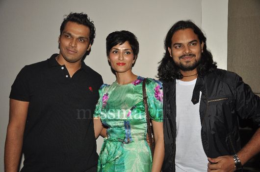 Designers Swapnil Shinde, Drashta Sarvaiya and Rahul Mishra