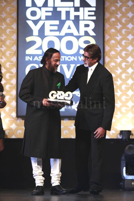 Dr. Pachauri and Amitabh Bachchan