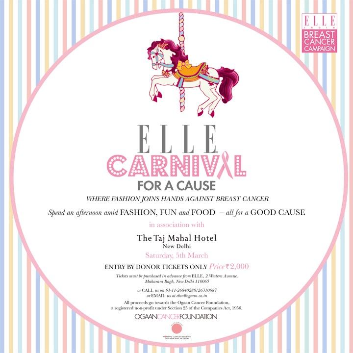 The ELLE Carnival for a Cause – Time to Think Pink!