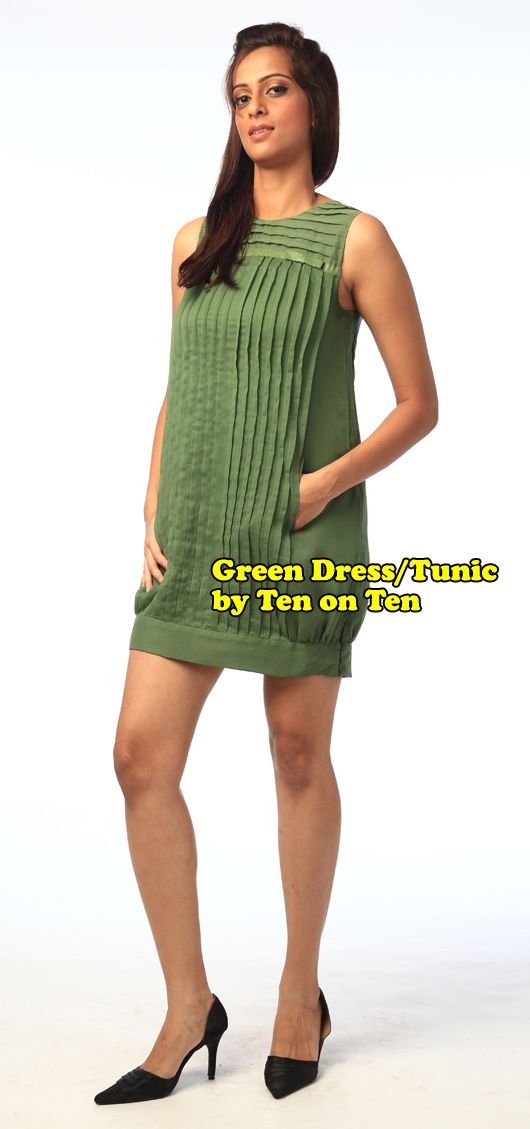 Green dress/tunic by Ten on Ten