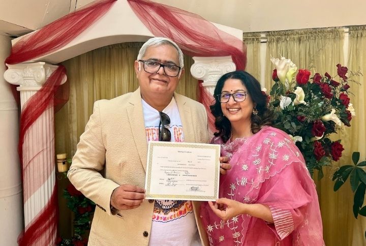 Photos: Hansal Mehta Marries His Lady Love From 17 Years, Safeena Husain In An Intimate Ceremony