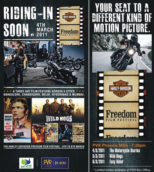 Harley-Davidson India Freedom Film Festival Mumbai