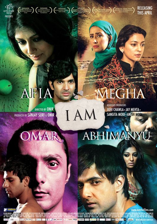 “I Am” Starring Juhi Chawla, Rahul Bose, Nandita Das, Sanjay Suri, Purabh Kohli, Abhimanyu Singh, Shernaz Patel, Arjun Mathur, Radhika Apte, Anurag Kashyap, Anurag Basu and Manisha Koirala