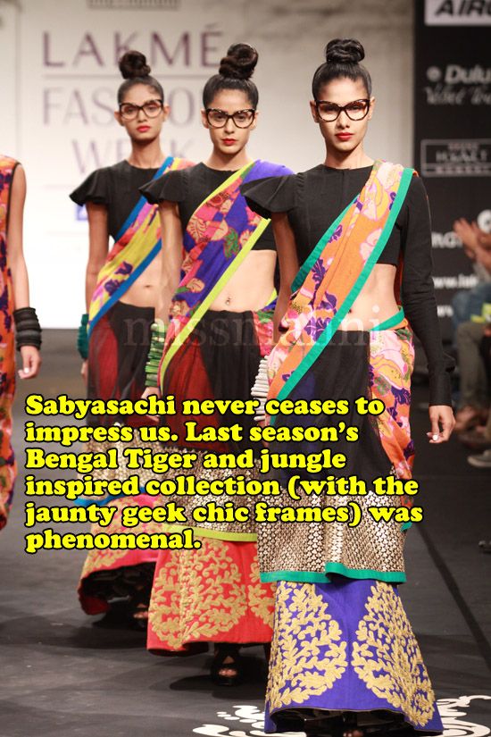 Sabyasachi Mukherjee (picture credit: Lakmé Fashion Week)