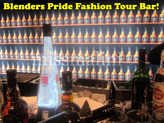 Blenders Pride Fashion Tour Bar