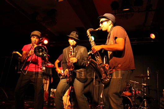Horn Section feat. the Panesar brothers on trombone & alto sax