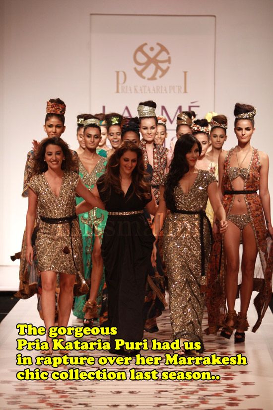 Pria Kataria Puri (picture credit: Lakme Fashion Week)