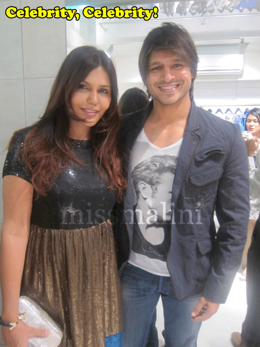 Nisha JhamVwal and Vivek Oberoi