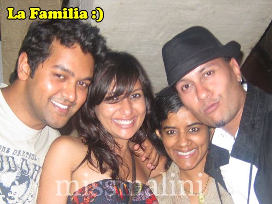 Nowshad, MissMalini, Lalita and Deepak