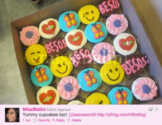 Besos cupcakes