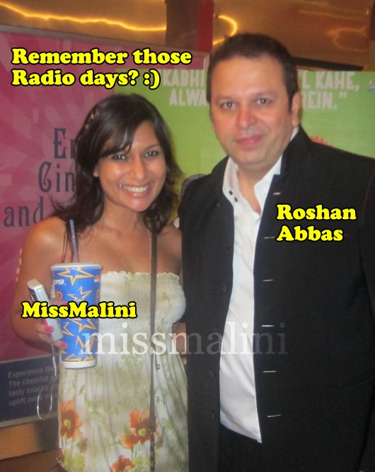MissMalini and Roshan Abbas