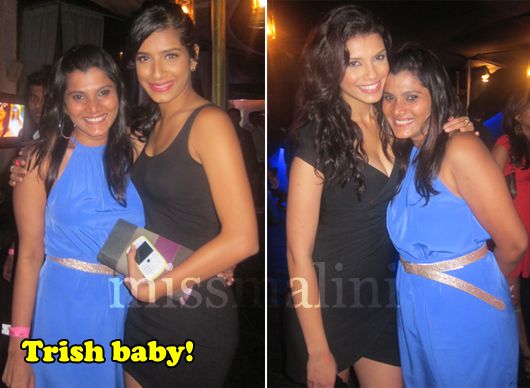 Trishna Mathews with the VJs Trishna Mathews with the VJs