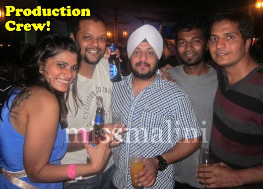 Trishna Mathews and the MTV Production Team Trishna Mathews and the MTV Production Team