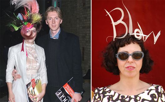 Isabella blow and Philip Treacy