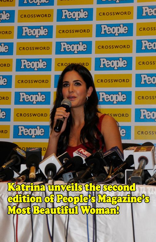 Katrina Kaif unveils the second edition of People Magazine's Most Beautiful Woman 2011