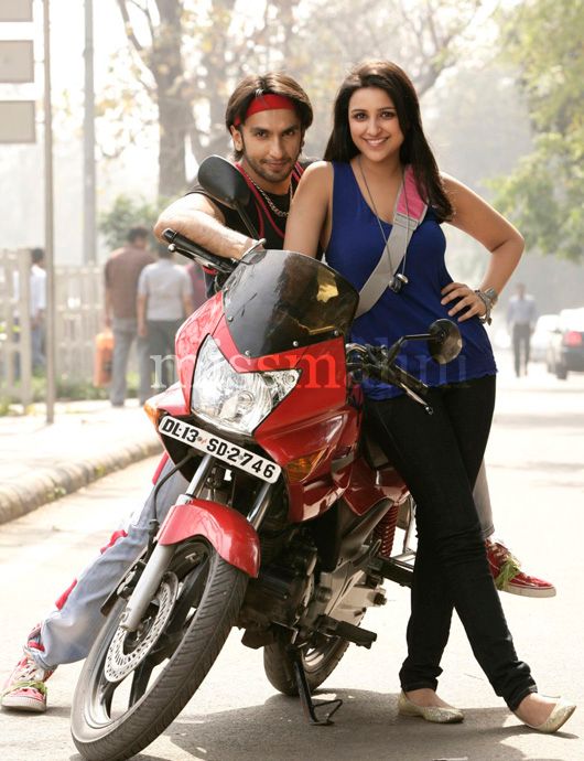 Ranveer Singh Spotted on a Motorbike with Parineeti Chopra in Delhi