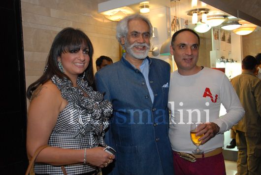 Anjalee and Arjun Kapoor with Sunil Sethi