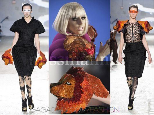 Manish Arora designs worn by Lady Gaga