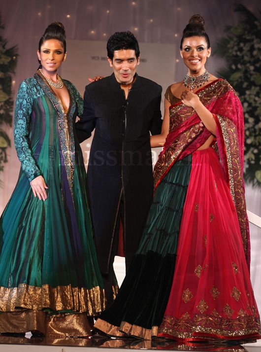 Manish Malhotra with his models