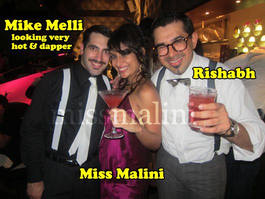 Mike Melli (the backbone at Miss Malini) with Malini & Rishabh