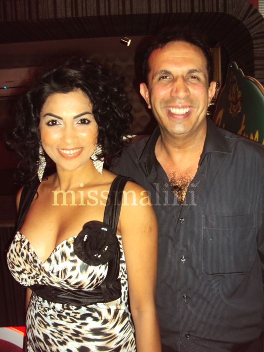 Model Shiffanjali Shekhar with Parvez Damania