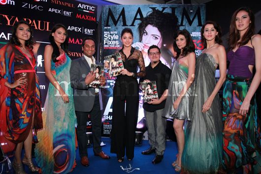 Satya Paul's models, Abhishek Modi, Anushka Sharma and Vivek Pareek