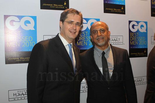 Mr. Weill (GM Hyatt, Mumbai) and Alex Kuruvilla (MD Conde Nast)
