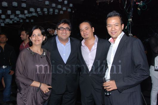 Neha and Pradeep Hirani with Keenan Tham and Ryan Tham 