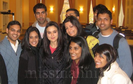 Preity Zinta spotted at Harvard Business School!