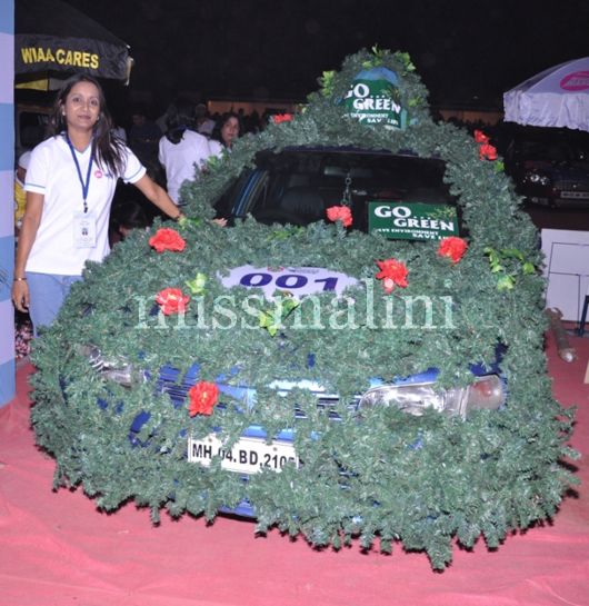 One of the participating cars at Lavasa Women's Drive