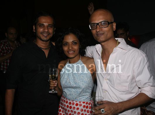 Paul Rodrigues & Jeet Thayil with wife