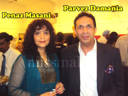 Penaz Masani & friend, Parvez Damania