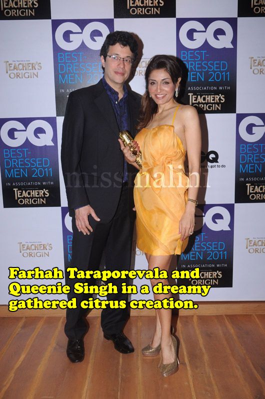 Queenie Singh with Farhad Taraporevala 